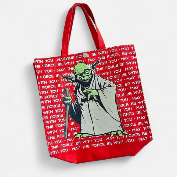 Star Wars Handbags - Vintage Joseph Industries 1983 Star Wars Yoda Tote Bag May the Force Be With You